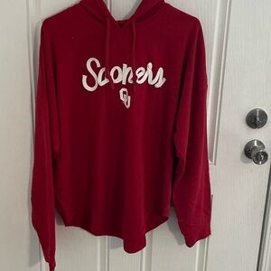 Captivating Oklahoma Sooners Women’s Size L Hoodie/Sweatshirt